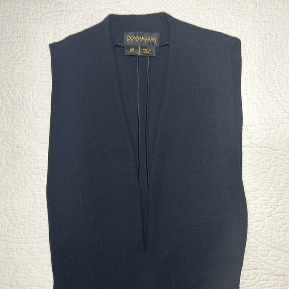 Donna Karan Sleeveless Wool Jumpsuit - Picture 9 of 10